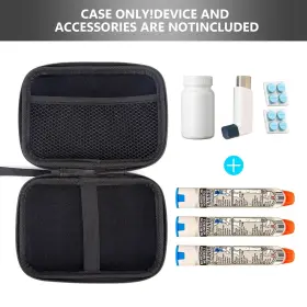 Mkyszlt 717181313521 Epipen Carry Case Epi Pens Carrying For 2 Epipens Or Auvi-q Travel Medi #2