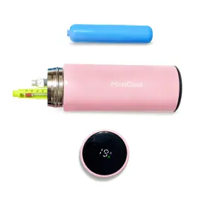 Moncool 198715805413 Insulin Pen Cooler Bottle And Travel Case With Biogel Celsius Temperature Disp