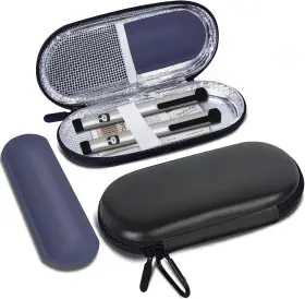 Mosla 744110174427 Pen Cooler Travel Case Diabetic Medication Insulated With 2 Ice Pack New