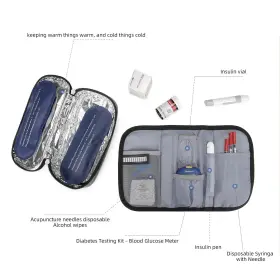 Mov Compra 759549337282 Insulin Cooler Travel Case Diabetic Medication With 2 Ice Packs And Inch #2