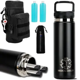 Mt Exespr 768795485180 Insulin Cooler Travel Case Tsa Approved 60h 7 Pens Medication Wi