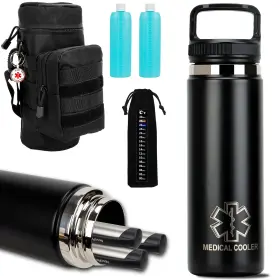 Mt Exespr 768795485197 Insulin Cooler Travel Case Tsa Approved 60h 7 Pens Medication Wi
