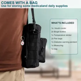 Mt Exespr 768795802000 Insulin Cooler Travel Case Tsa Approved 60h 7 Pens Medication #2