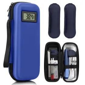 Hh0014ab Mviioe Insulin Cooler Travel Case Tsa Approved Medication For With ℉
