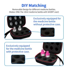 Hh003 Mviioe Insulin Holder Fridge Storage Carrying Case Vial Organizer Ba #3