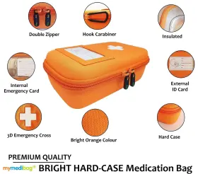 Mymedibag 695937340086 Large Epipen Holder Hardcase Insulated Case Highly Visible And Not #2