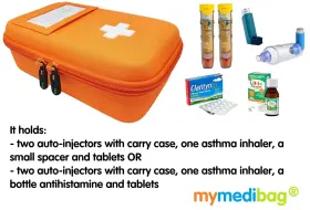 Mymedibag 695937340086 Large Epipen Holder Hardcase Insulated Case Highly Visible And Not #3