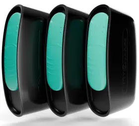 0521 Mysharps 3-pack Original Pocket Sharps Container For Black/green