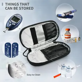 Nyx-ic2301 Nenyx Insulin Cooler Travel Case With 2 Tsa Approved Ice Packs For Pens And #3