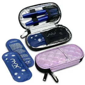 Nyx-ic2301 Nenyx Insulin Cooler Travel Case With 2 Tsa Approved Ice Packs For Pens And