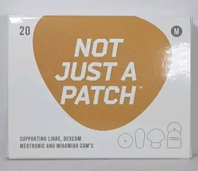 Not Just A Patch 072783931864 Dexcom Cgm G6 Adhesive Patches Size Medium 20ct. New