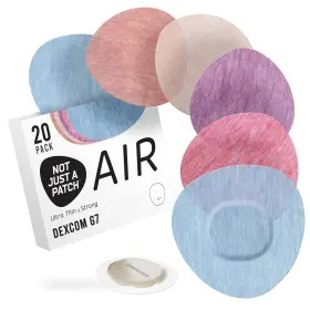 Not Just A Patch 309000278541 Air Dexcom G7 Adhesive Patches 20 Pack - Strong And Light