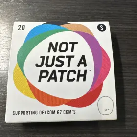 Not Just A Patch 309000278749 - Dexcom G7 Adhesive Overpatches 20 Pack Small