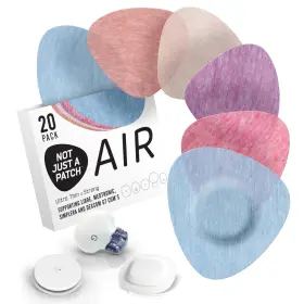 Apo1xx Not Just A Patch Air Cgm Patches Libre And Dexcom G7 Cover Multicolor 20 Pk