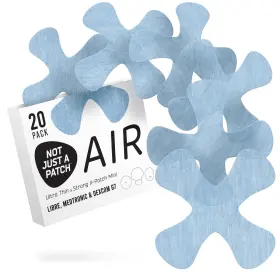 Apx1bl Not Just A Patch X-mini Air Cgm Libre Dexcom G7 Cover Blue 20 Pack