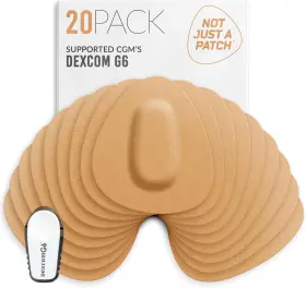 Frmi2bg Not Just A Patch Dexcom G6 Adhesive Patches 20 Pack - Stickers Adhes