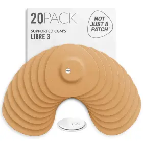 Fsl3bg Not Just A Patch Libre 3 Cgm Patches Adhesive Sensor Covers Beige 20 Pack
