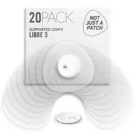 Fsl3cl Not Just A Patch Libre 3 Cgm Patches Waterproof Sensor Covers Clear 20 Pack