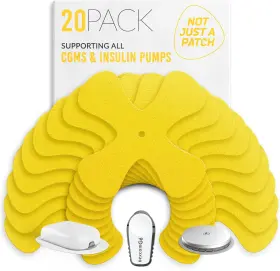 Xp9yw Not Just A Patch X-patch Cgm Sensor Patches 20 Pack - Water Resistant Omnipod