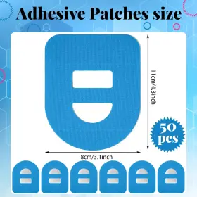 Nuanchu 313097436493 50 Pieces Adhesive Patches Compatible With Omnipod Shower Waterproof Pre #2