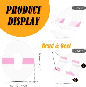 Nuanchu 313099848867 100 Pieces Shower Waterproof Patch Transparent Adhesive Compati #3