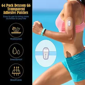 Nuanchu 445040595544 64 Pcs Adhesive Patches G6 Patch Transparent Waterproof Shower Clear Sen #2