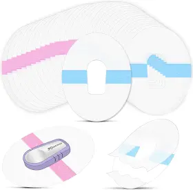 Nuanchu 445040595544 64 Pcs Adhesive Patches G6 Patch Transparent Waterproof Shower Clear Sen