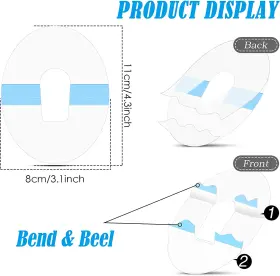 Hl2151 Nuanchu 48 Pcs G6 Adhesive Patches Waterproof Transparent Clear #3