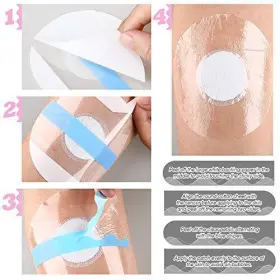 Nuanchu-47491 Nuanchu Shower Waterproof Patch Freestyle Transparent Adhesive 60 Count Pack Of 1 #3
