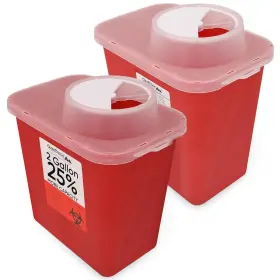 823503 Oakridge Products Large Sharps Container For Home Use And Medium Red