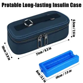 Olaismln 768399965613 Upgraded Insulin Cooler Travel Case Diabetic Bag For Pens Ne #2