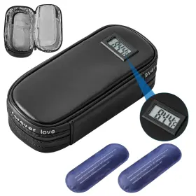 Olaismln 768399966368 Upgraded Insulin Cooler Travel Case Diabetic Bag For Pens Wit