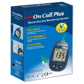 Hmt01 On Call Plus Blood Glucose Testing Kit With 10 Strips