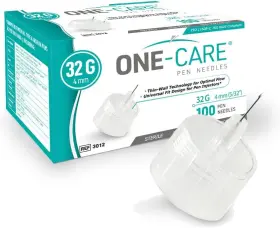 0114239 One-care Medivena Pen Needles 32g X 4 Mm 5/32 100/bx Ultra-thin For