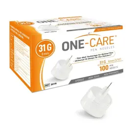 One-care 810008211625 Pen Needles 31g X 8mm Box Of 100 Universal Fit