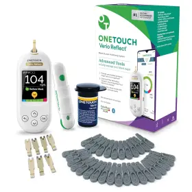23927-024183-024199 Onetouch Blood Sugar Test Kit Includes Verio Reflect