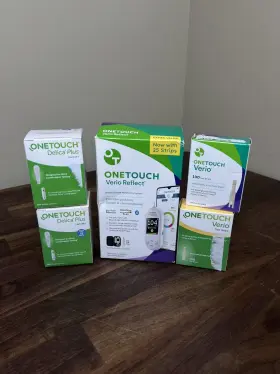 Onetouch 353885012430 One Touch Verio Reflect Meter 25 Strips 200 Delica Plus