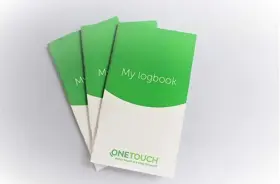 Onetouch 734872568718 Lifescan Logbook 3 Count - Diabetic Log Free Shipping 81 Weeks