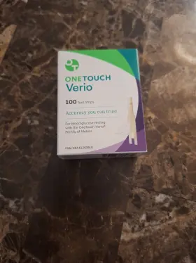 Aw06704001a Onetouch One Touch Verio Test Strips 100ct Unopened Box