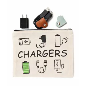 Overt 623454292786 Diabetic Supplies Pouch Set With Heart Charger Cable Charging Block