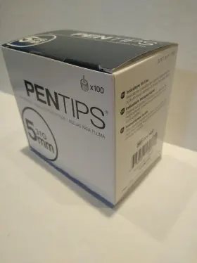 An-3450 Owen Mumford Pentips Pen Needles 31g 5mm 100ct Diabetes Use New Fast Usa Ship #2