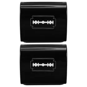 Packove 38w580p19k4 Razor Blade Disposal Case 2-pack Compact Container 6.5x4.5x6cm Black
