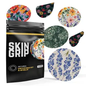 Parkom Llc. 445047716737 Skin Grip Adhesive Patches For Dexcom G7 And Stelo Cgm Waterproof Sweatproof C
