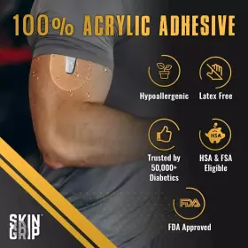 Majdc-067 Parkom Llc. Skin Grip Adhesive Patches For Dexcom G6 Cgm 20-pack Waterproof And Sweatproof #2