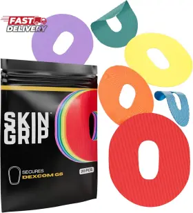 Sg06rbdp Parkom Llc. Skin Grip Adhesive Patch Compatible With Dexcom G6 Patches Waterproof &