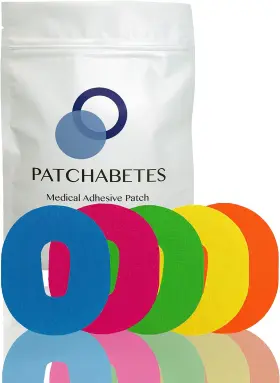 Patchabetes 627987268836 Dexcom G6 Adhesive Patch - 20 Pack Waterproof Hypoallergenic Multiple Col