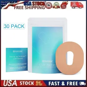 Perfercore 744759397584 Adhesive Bandage Patches Compatible With Dexcom G6 30-pack Set Waterproof S