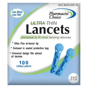 Lan31 Pharmacist Choice Twist Top 31g Lancets 100s # 898302001609
