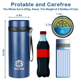 Prnaiev 739719489669 48h 7 Pens Insulin Cooler Travel Case Medication For Medicine C #2