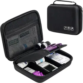 08364241 Procase Diabetic Supplies Hard Large Storage Case 10.5 X 8.5 2.8 Black